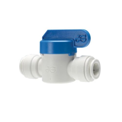 John Guest - Shut off Valves - Speedfit to Speedfit 1/4'', MPN JGPPSV040808W